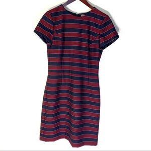 Brooks Brothers Red Fleece Striped Career Dress